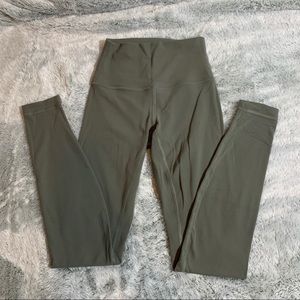 Lululemon Align leggings 28” size 2 Dark olive
